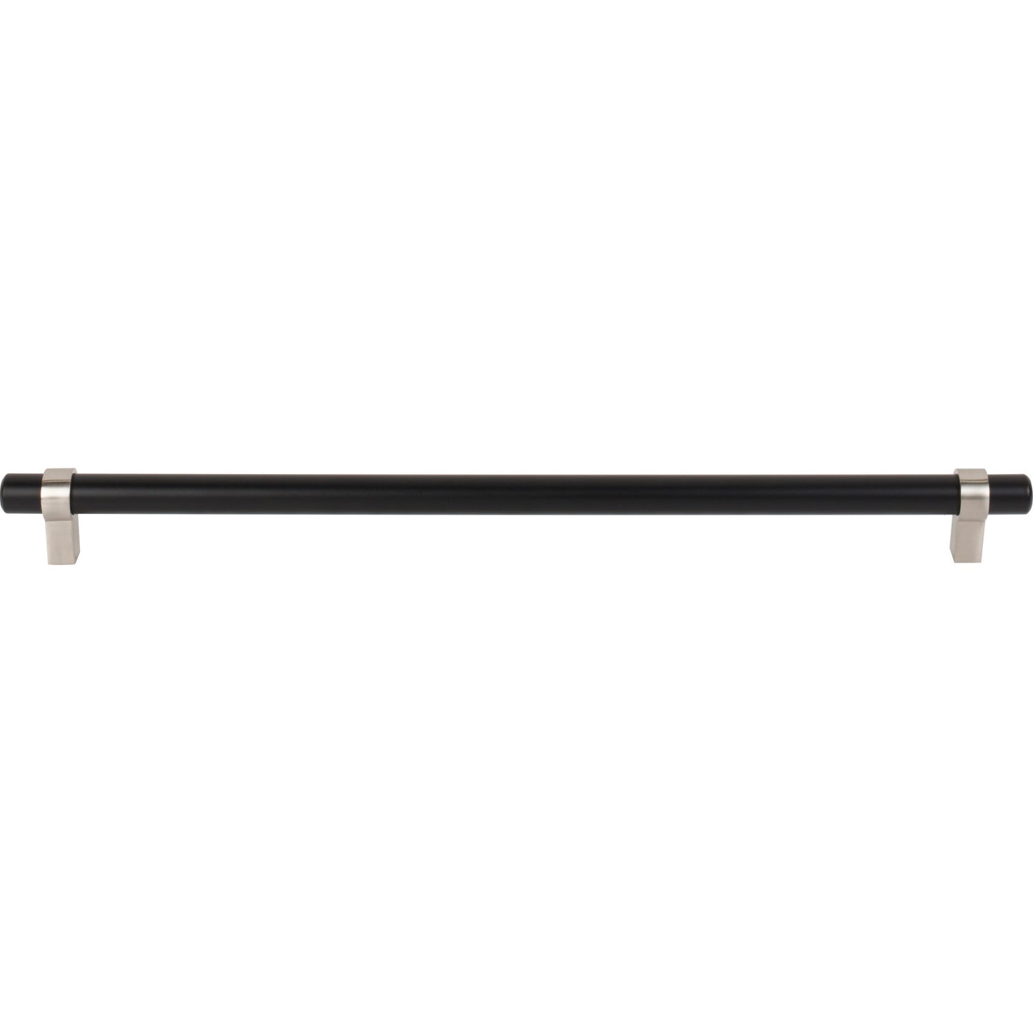 JEFFREY ALEXANDER 5319MBSN Key Grande 319 mm Center-to-Center Bar Pull - Matte Black w/Satin Nickel