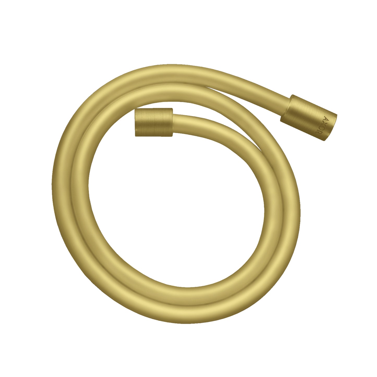 AXOR 28286250 ShowerSolutions Techniflex Hose with Cylindrical Nut, 63" - Brushed Gold Optic