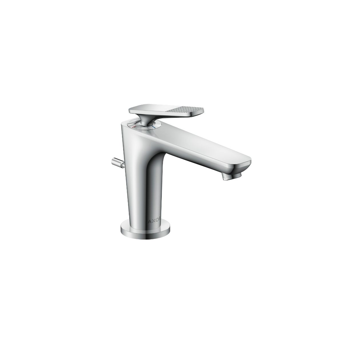 AXOR 49011001 Citterio C Single-Hole Faucet 90 CoolStart with Pop-Up Drain-Cubic Cut, 1.2 GPM - Chrome
