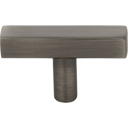 JEFFREY ALEXANDER 845T-BNBDL Dominique 2" Length Bar Knob - Brushed Pewter