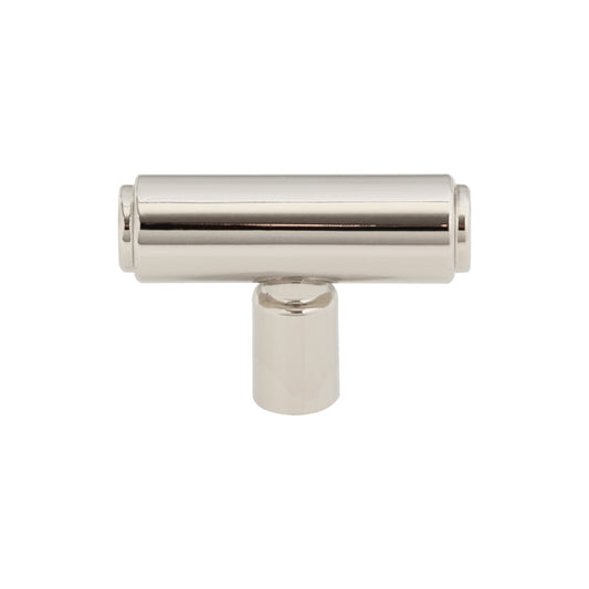 TOP KNOBS TK3111PN Clarence 2" Length Bar Knob - Polished Nickel