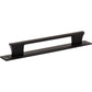 ATLAS A6004-BL Zander 6 5/16" Center to Center Bar Pull - Matte Black