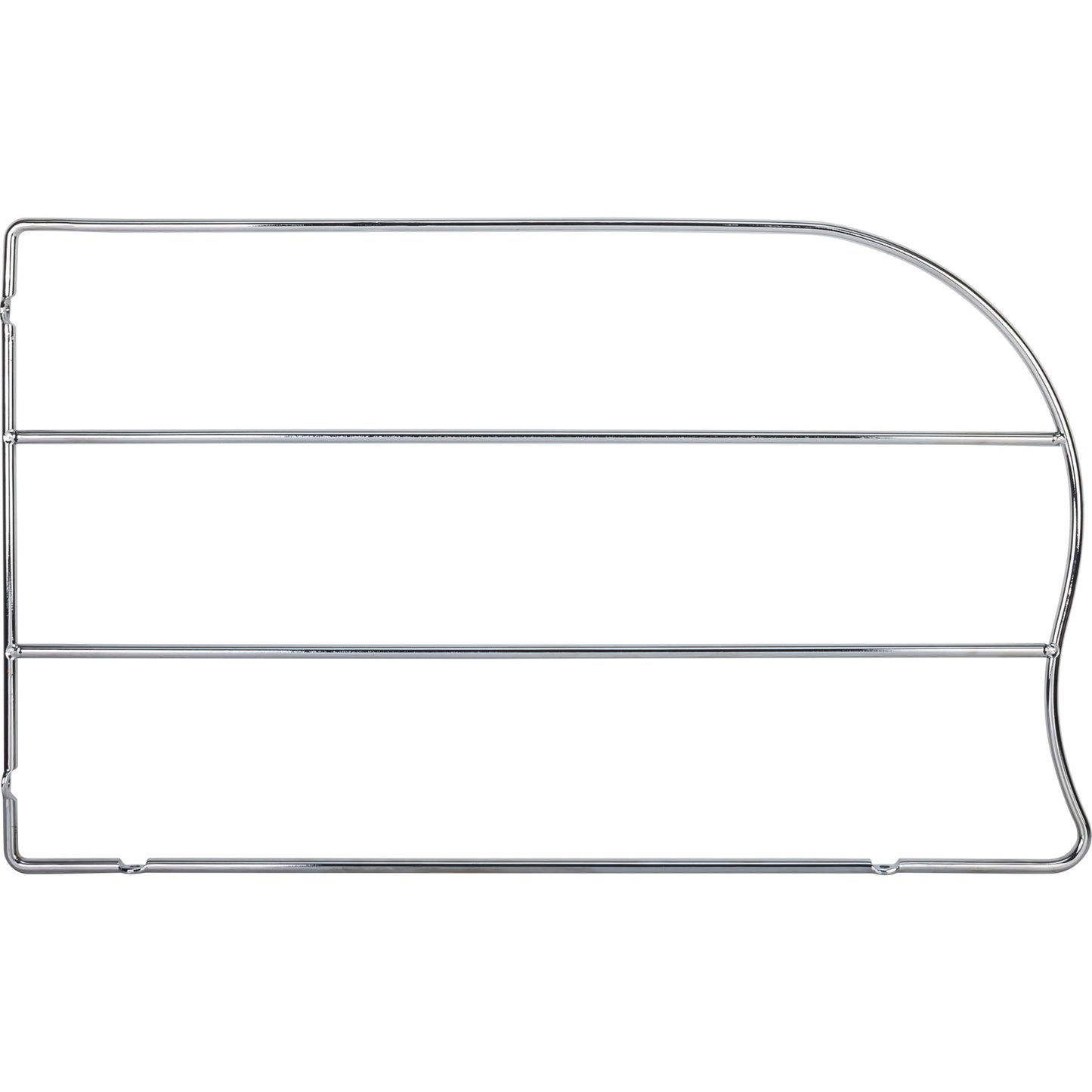 HARDWARE RESOURCES TD12-PC 12" Polished Chrome Metal Wire Tray Divider - Polished Chrome