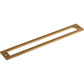 TOP KNOBS TK927HB Hollin Pull Backplate - Honey Bronze