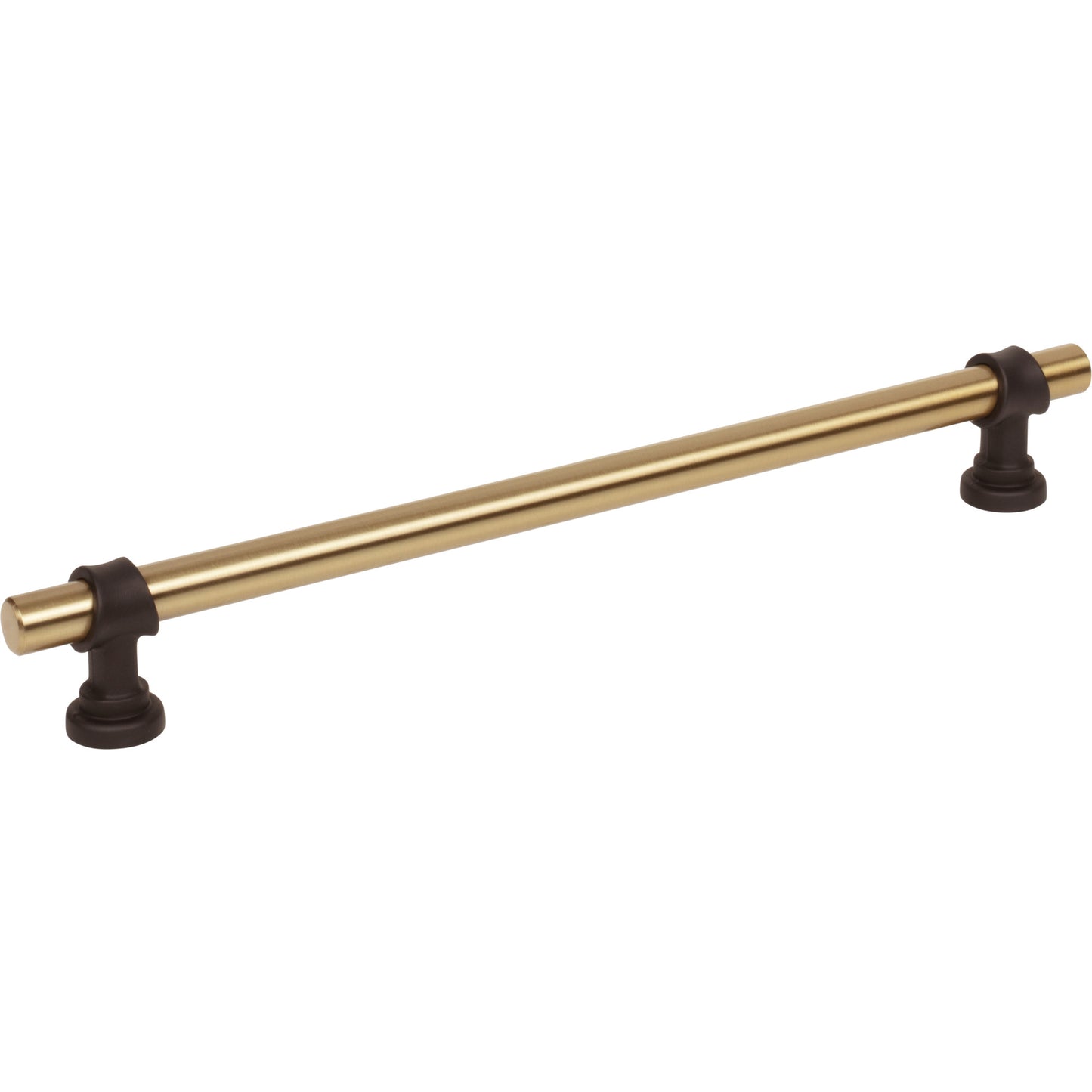 TOP KNOBS M2753 Bit 8 13/16" Center to Center Bar Pull - Honey Bronze and Flat Black