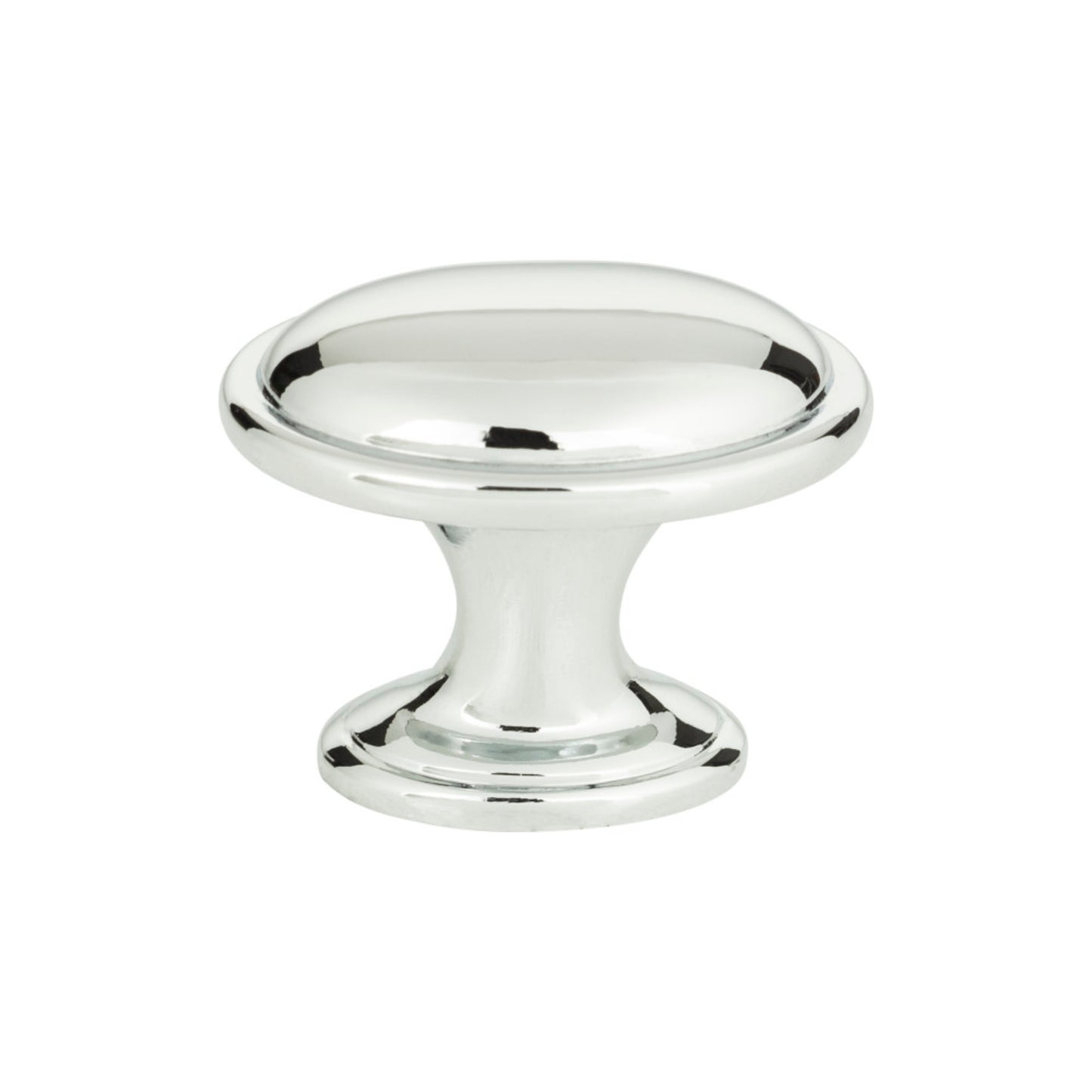 ATLAS 316-CH Austen 1 5/16" Length Oval Knob - Polished Chrome