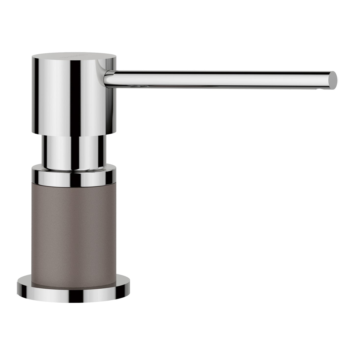 BLANCO 443044 Lato Lato Soap Dispenser - Chrome/Volcano Gray in Volcano Gray