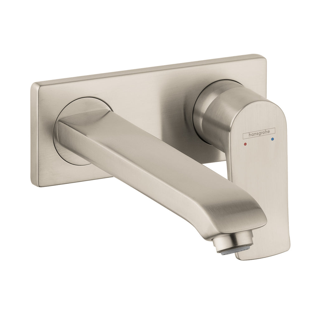 HANSGROHE 31086821 Metris Wall-Mounted Single-Handle Faucet Trim, 1.2 GPM - Brushed Nickel