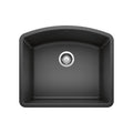 BLANCO 440174 Diamond Diamond SILGRANIT 24" Single Bowl Undermount Kitchen Sink - Anthracite in Anthracite