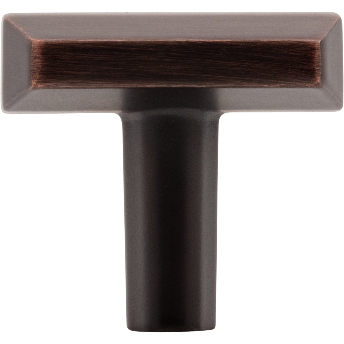 ELEMENTS 641DBAC William 1-1/4" Length Square Knob - Brushed Oil Rubbed Bronze