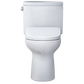 TOTO MW4544736CEFGA#01 WASHLET+ Drake II Two-Piece Elongated 1.28 GPF Toilet with Auto Flush WASHLET+ S7A Contemporary Bidet Seat , Cotton White