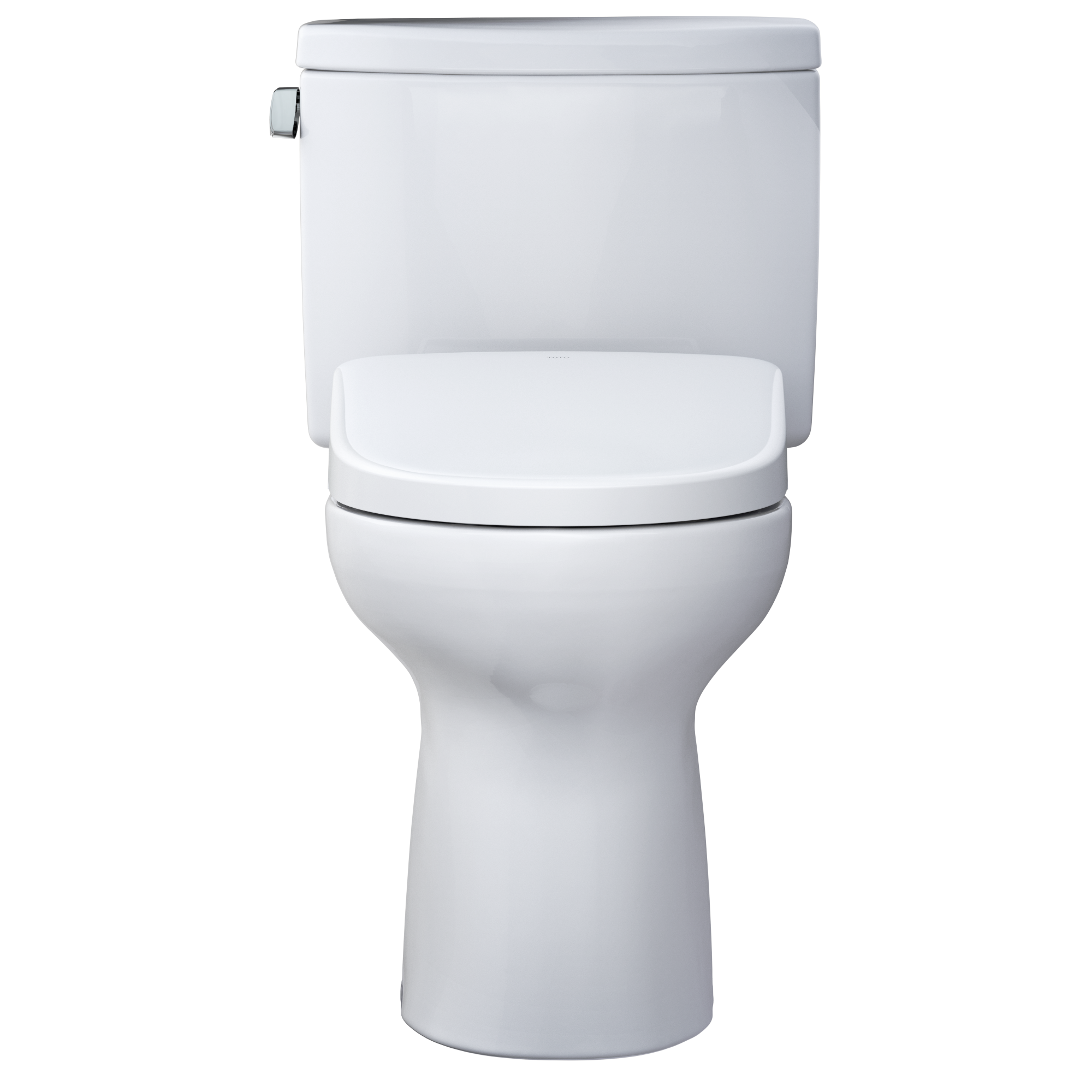 TOTO MW4544726CEFGA#01 Washlet+ Drake Ii Two-Piece Elongated 1.28 Gpf Toilet With Auto Flush Washlet+ S7 Contemporary Bidet Seat - Cotton White