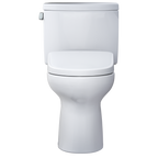 TOTO MW4544726CEFG#01 Washlet+ Drake Ii Two-Piece Elongated 1.28 Gpf Toilet And Washlet+ S7 Contemporary Bidet Seat - Cotton White