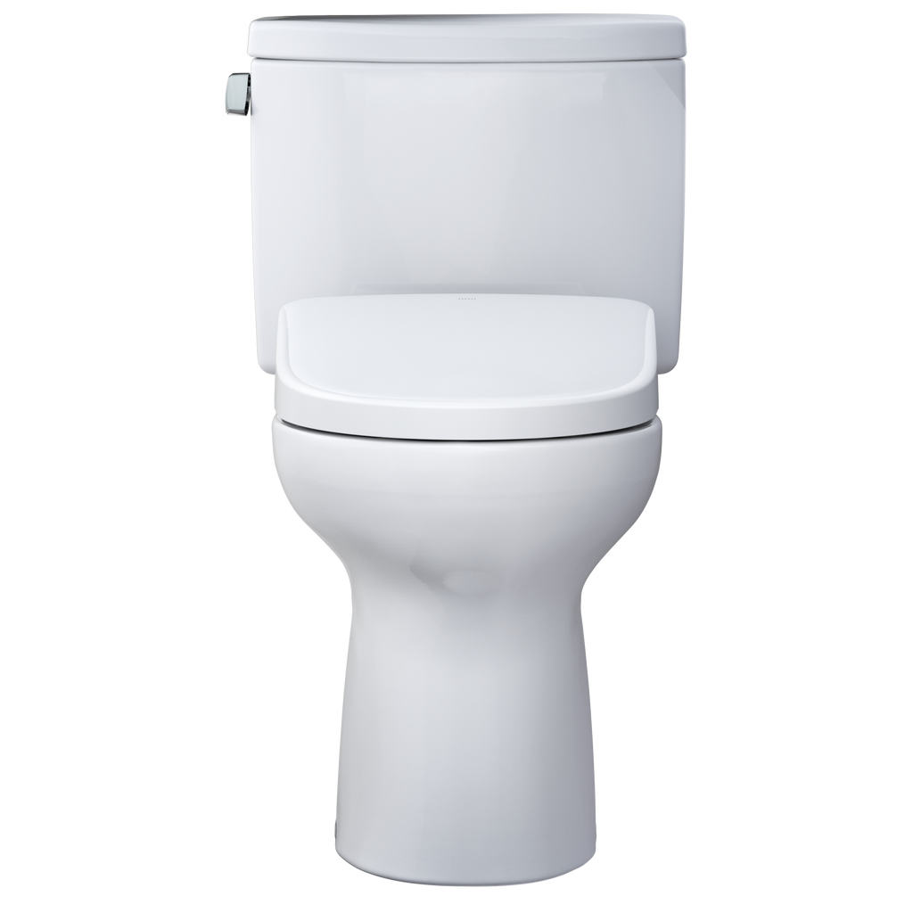 TOTO MW4544736CEFG#01 Washlet+ Drake Ii Two-Piece Elongated 1.28 Gpf Toilet And Washlet+ S7A Contemporary Bidet Seat - Cotton White