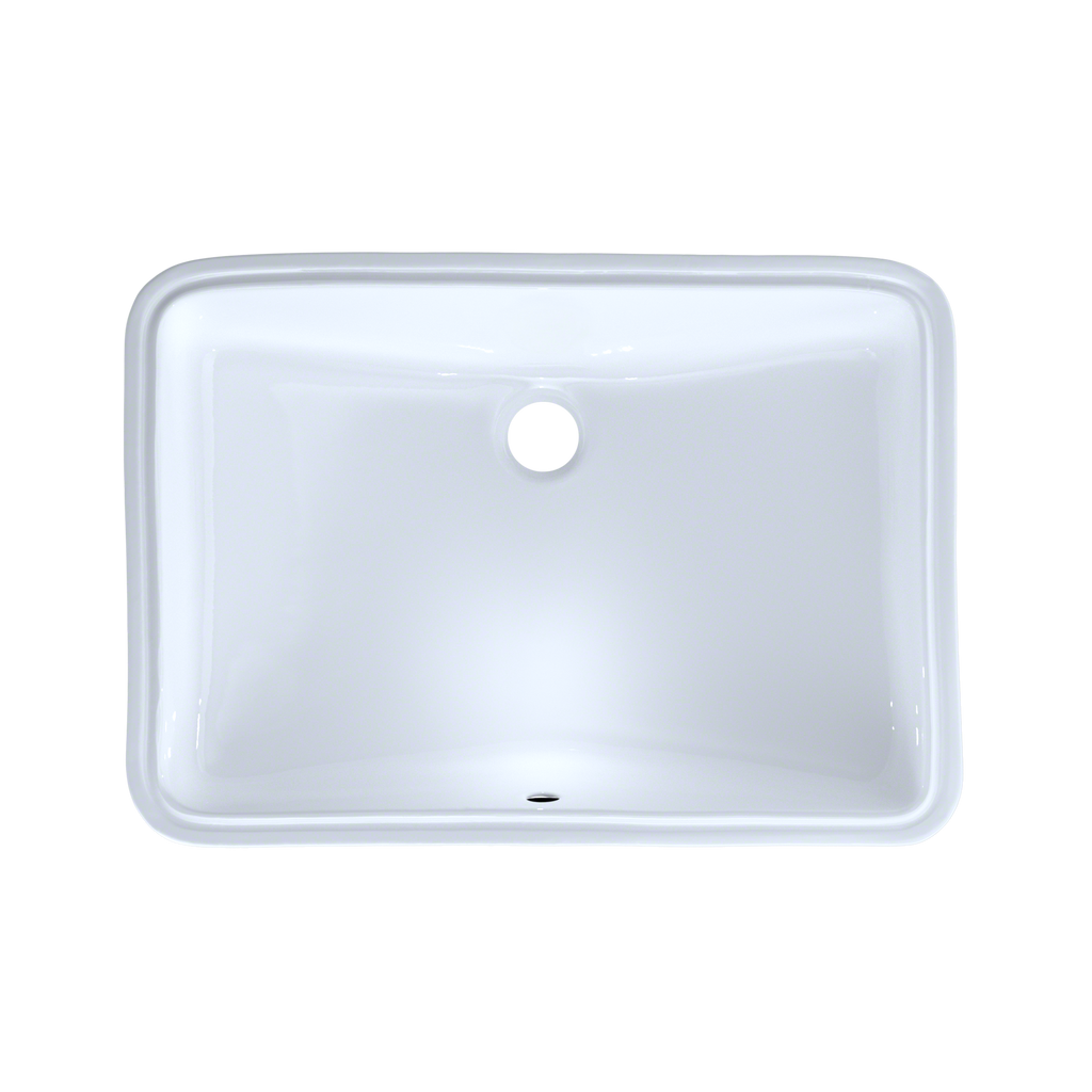 TOTO LT540G#01 21-1/4" X 14-3/8" Large Rectangular Undermount Bathroom Sink With Cefiontect - Cotton White