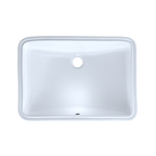 TOTO LT540G#01 21-1/4" X 14-3/8" Large Rectangular Undermount Bathroom Sink With Cefiontect - Cotton White