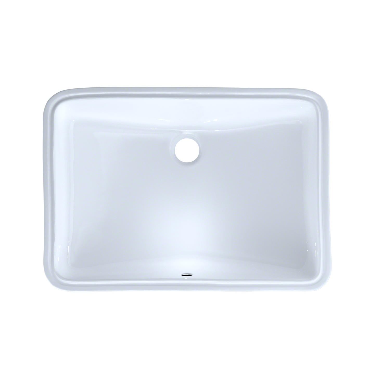 TOTO LT540G#01 21-1/4" X 14-3/8" Large Rectangular Undermount Bathroom Sink With Cefiontect - Cotton White