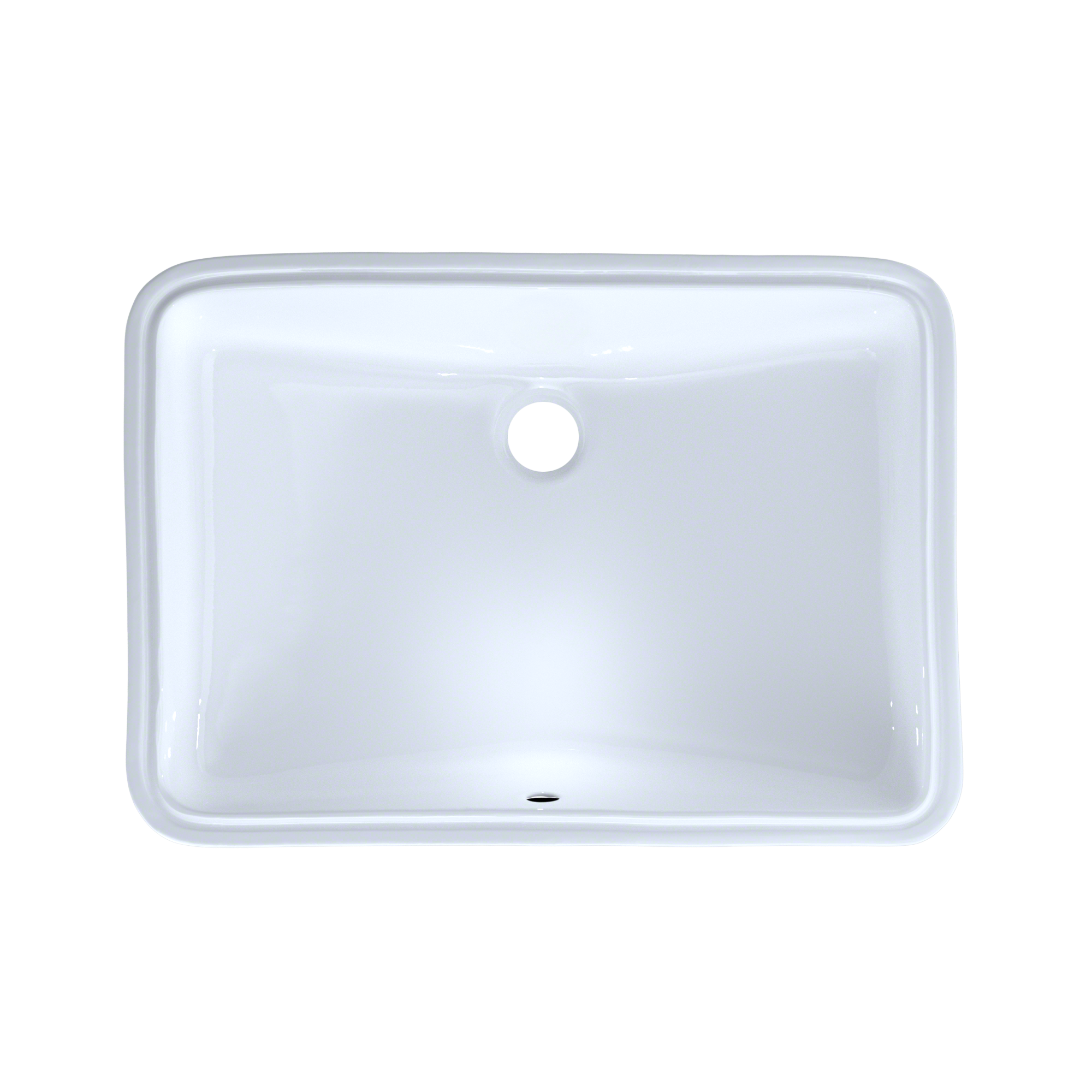 TOTO LT540G#01 21-1/4" X 14-3/8" Large Rectangular Undermount Bathroom Sink With Cefiontect - Cotton White