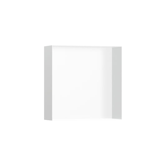 HANSGROHE 56073700 XtraStoris Minimalistic Wall Niche with Open Frame 12"x 12"x 4" - Matte White
