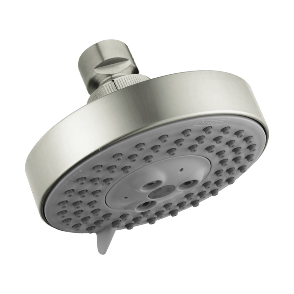 HANSGROHE 04340820 Raindance S Showerhead 100 3-Jet, 2.0 GPM - Brushed Nickel