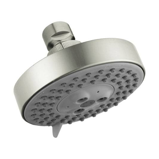 HANSGROHE 04340820 Raindance S Showerhead 100 3-Jet, 2.0 GPM - Brushed Nickel