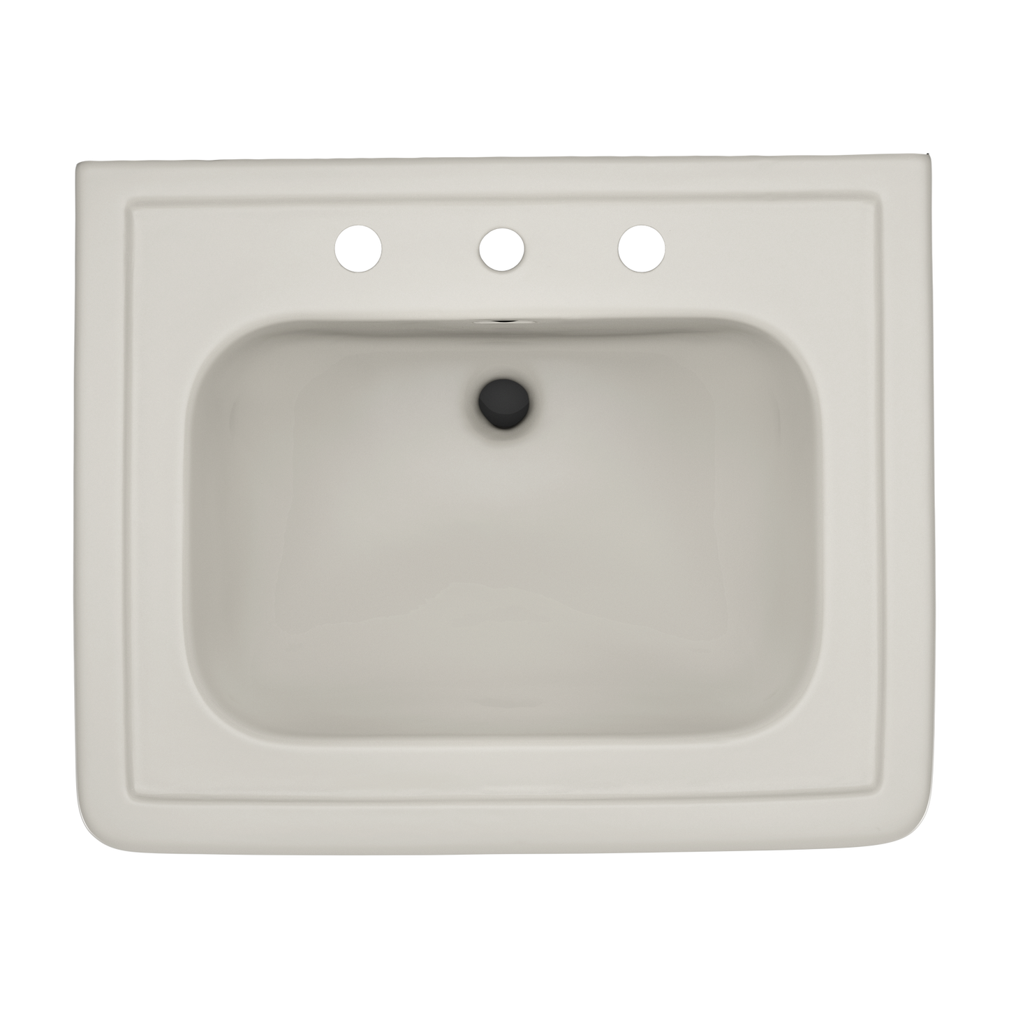 TOTO LPT530.8N#12 Promenade 27-1/2" X 22-1/4" Rectangular Pedestal Bathroom Sink For 8 Inch Center Faucets - Sedona Beige