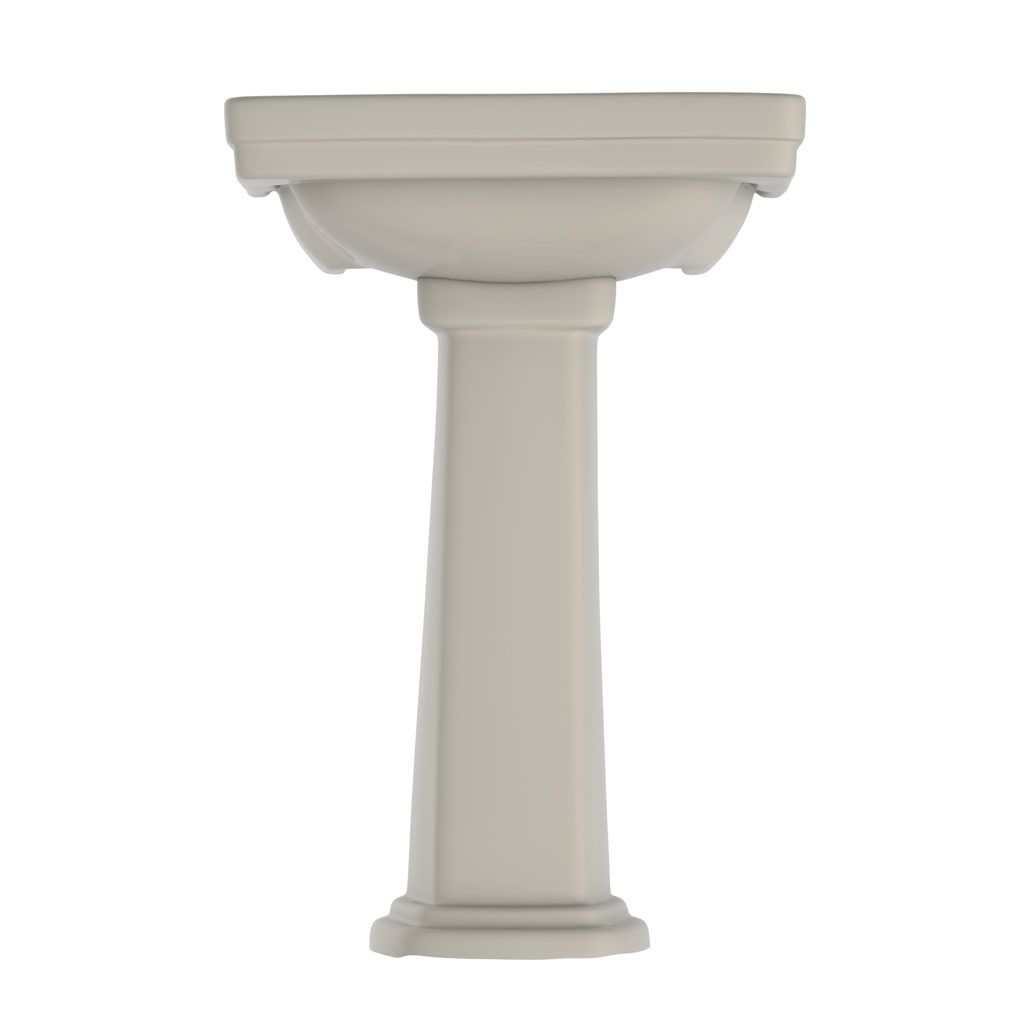 TOTO LPT532N#03 Promenade 24" X 19-1/4" Rectangular Pedestal Bathroom Sink For Single Hole Faucets - Bone