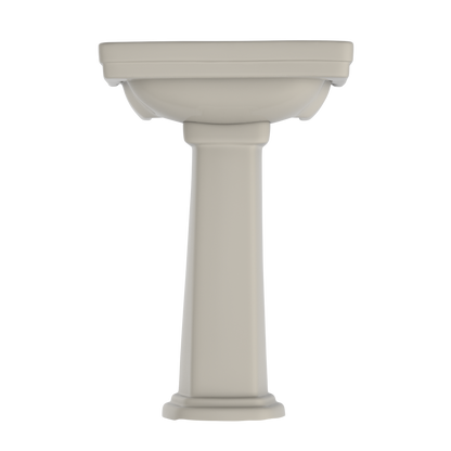 TOTO LPT532.4N#03 Promenade 24" X 19-1/4" Rectangular Pedestal Bathroom Sink For 4 Inch Center Faucets - Bone