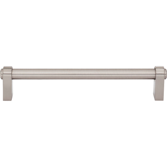 TOP KNOBS TK3212BSN Lawrence 6 5/16" Center to Center Bar Pull - Brushed Satin Nickel