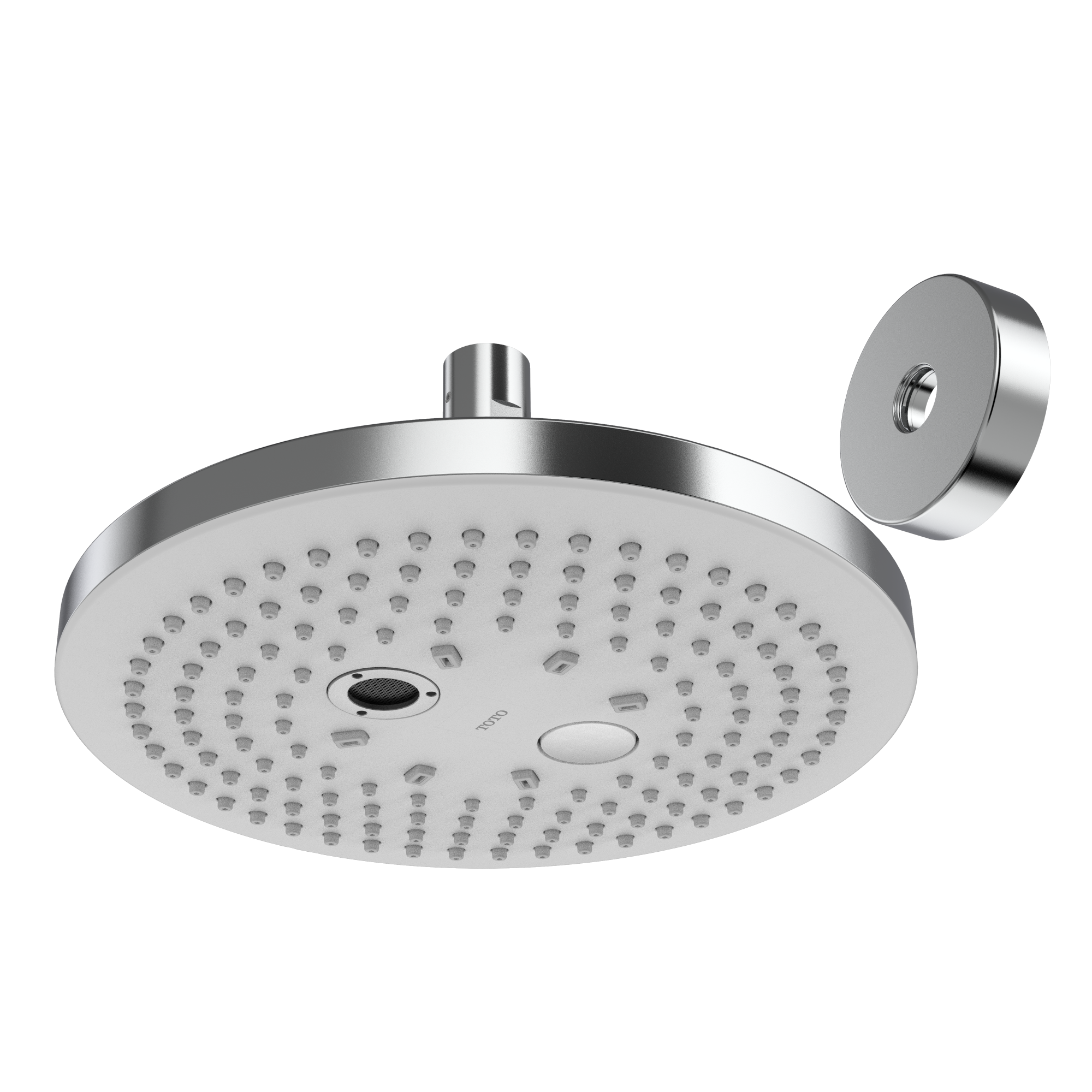 TOTO TBW01004U1#CP G Series 2.5 Gpm Two Spray Function 8.5 Inch Round Showerhead With Comfort Wave And Warm Spa - Polished Chrome