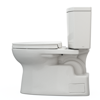 TOTO MS474124CUFG#11 Vespin Ii 1G Two-Piece Elongated 1.0 Gpf Universal Height Toilet With Cefiontect And Ss124 Softclose Seat - Colonial White