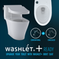 TOTO MS446124CEMGN#12 Aquia IV WASHLET+ Two-Piece Elongated Dual Flush 1.28 and 0.9 GPF Toilet with CEFIONTECT , Sedona Beige