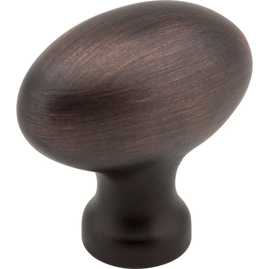 JEFFREY ALEXANDER 3991DBAC Lyon 1-9/16" Length Oval Knob - Brushed Oil Rubbed Bronze