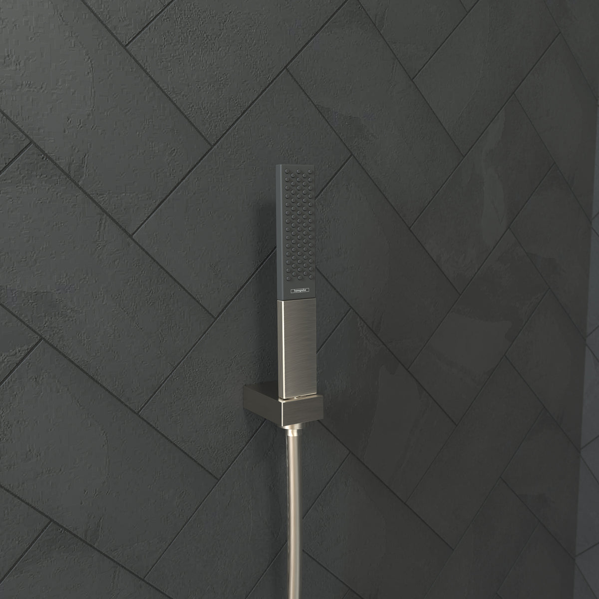 HANSGROHE 26866821 Rainfinity Baton Handshower 100 1-Jet, 2.5 GPM - Brushed Nickel