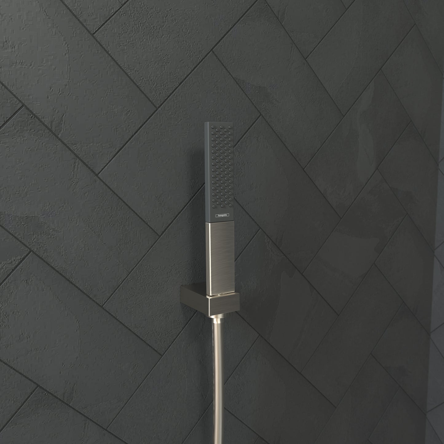 HANSGROHE 28387821 Brushed Nickel Modern Handshower Holder