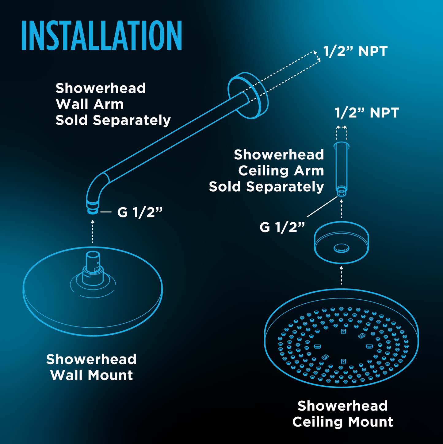 TOTO TBW01003U1#CP G Series 2.5 GPM Single Spray 8.5 inch Round Showerhead with COMFORT WAVE Technology , Polished Chrome