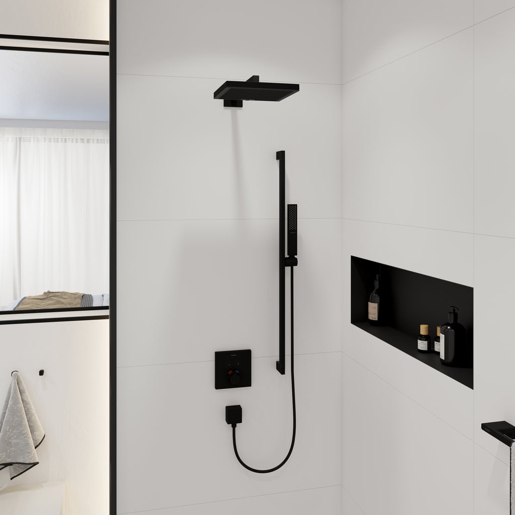 HANSGROHE 24337671 Pulsify E Showerarm E,15" - Matte Black