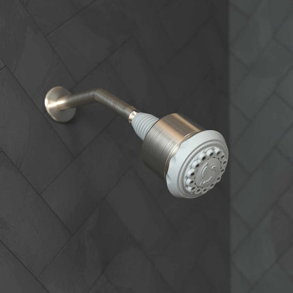 HANSGROHE 28496821 Clubmaster Showerhead 3-Jet, 2.5 GPM - Brushed Nickel