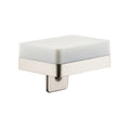 AXOR 42819820 Universal SoftSquare Soap Dispenser with Shelf - Brushed Nickel
