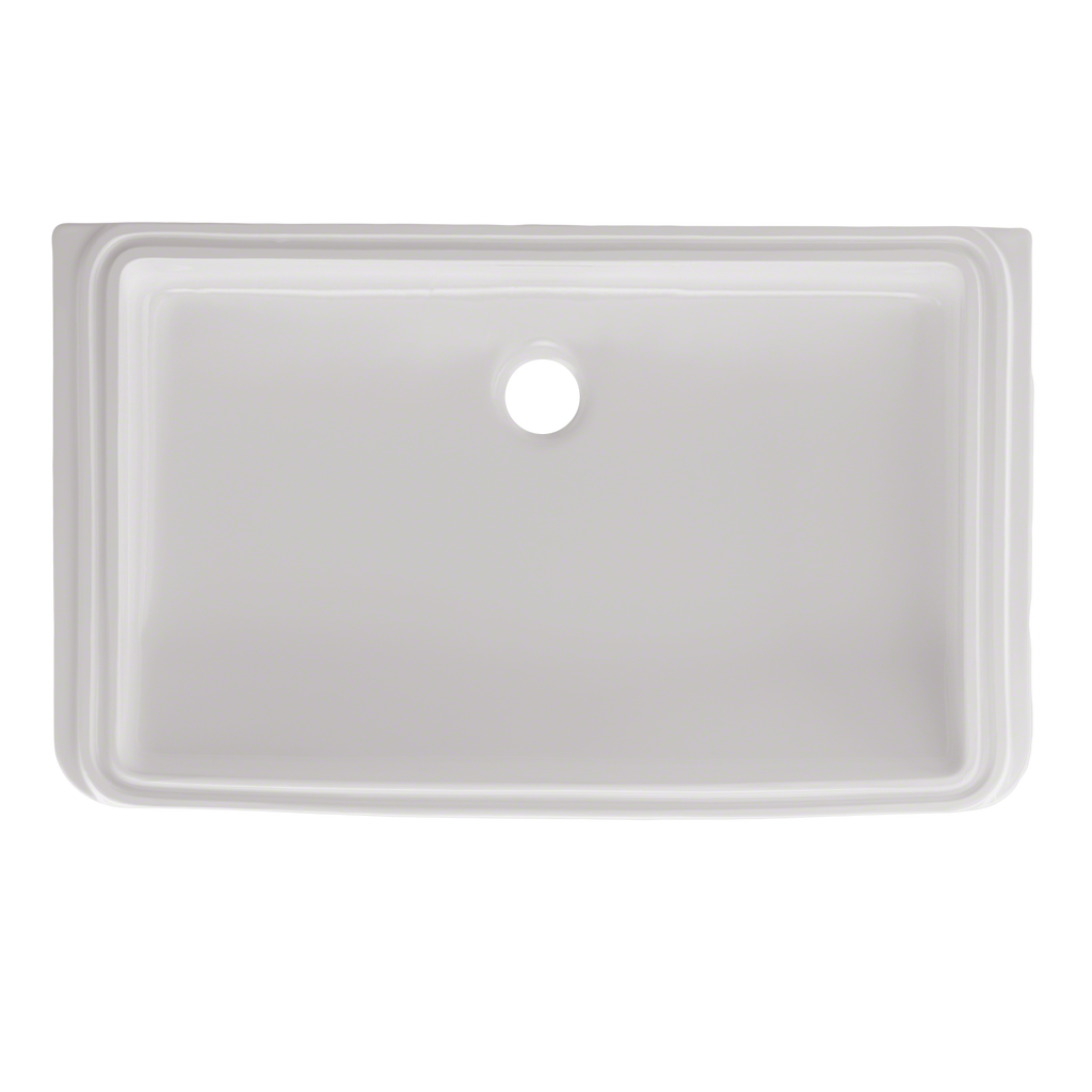 TOTO LT191G#11 Rectangular Undermount Bathroom Sink With Cefiontect - Colonial White