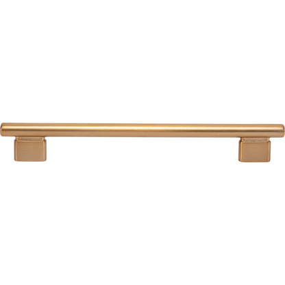 ATLAS A515-WB Holloway 7 9/16" Center to Center Bar Pull - Warm Brass