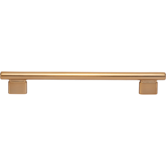 ATLAS A515-WB Holloway 7 9/16" Center to Center Bar Pull - Warm Brass