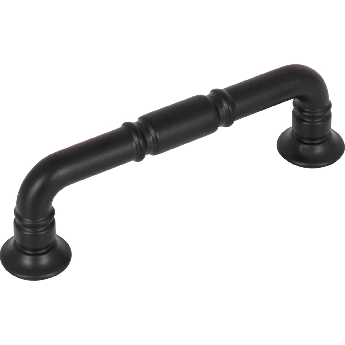 TOP KNOBS TK1002BLK Kent 3 3/4" Center to Center Bar Pull - Flat Black