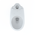 TOTO C775CEFG#01 Drake Round Tornado Flush Toilet Bowl With Cefiontect - Cotton White