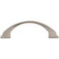 JEFFREY ALEXANDER 944-96SN Roman 96 mm Center-to-Center Arch Pull - Satin Nickel