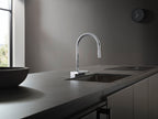 HANSGROHE 73837831 Aquno Select HighArc Kitchen Faucet, 3-Spray Pull-Down, 1.75 GPM - Polished Nickel