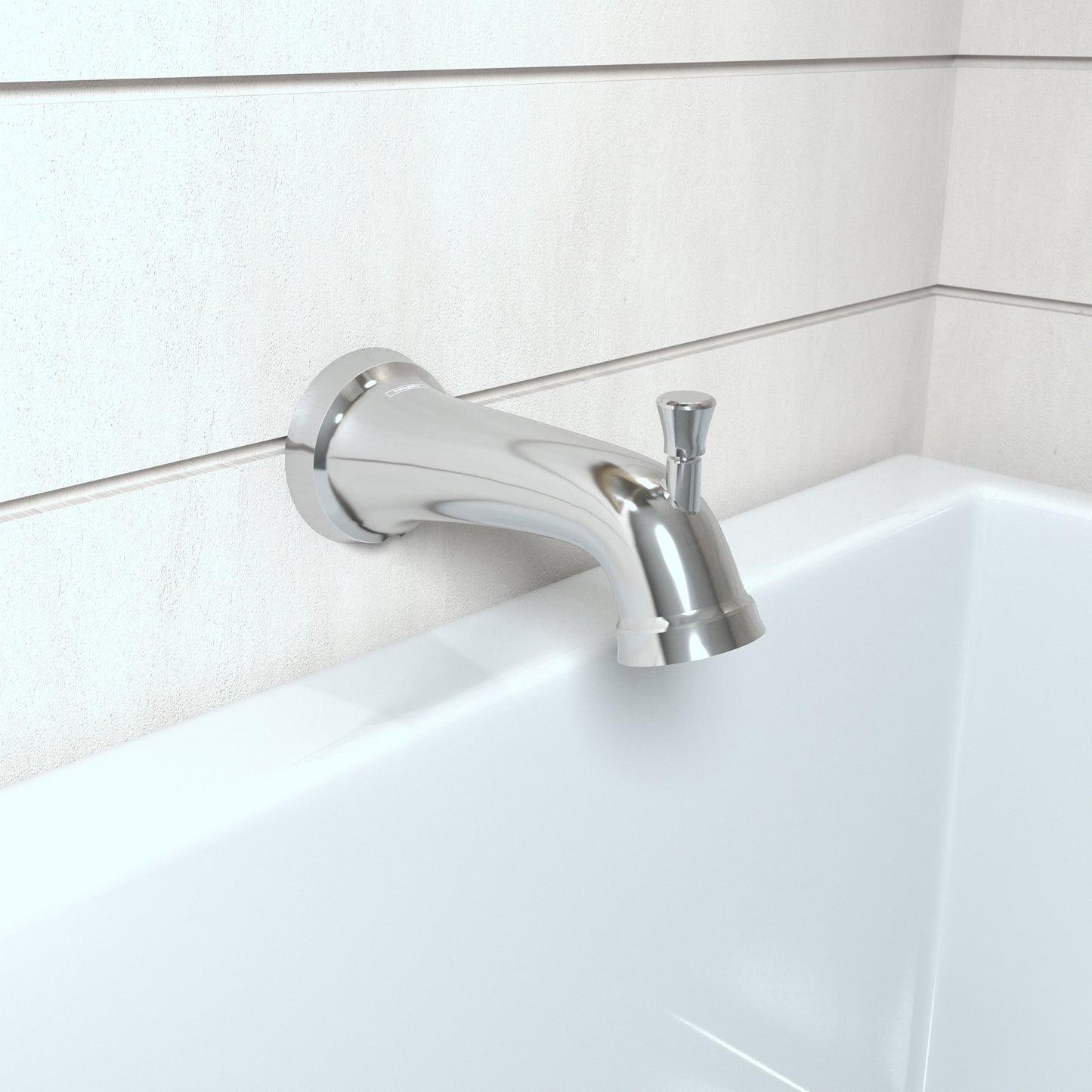 HANSGROHE 04775000 Chrome Joleena Transitional Tub Spout