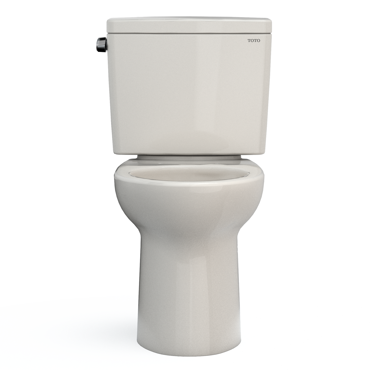 TOTO CST776CSFG#12 Drake  Two-Piece Elongated 1.6 Gpf Universal Height Tornado Flush Toilet With Cefiontect - Sedona Beige