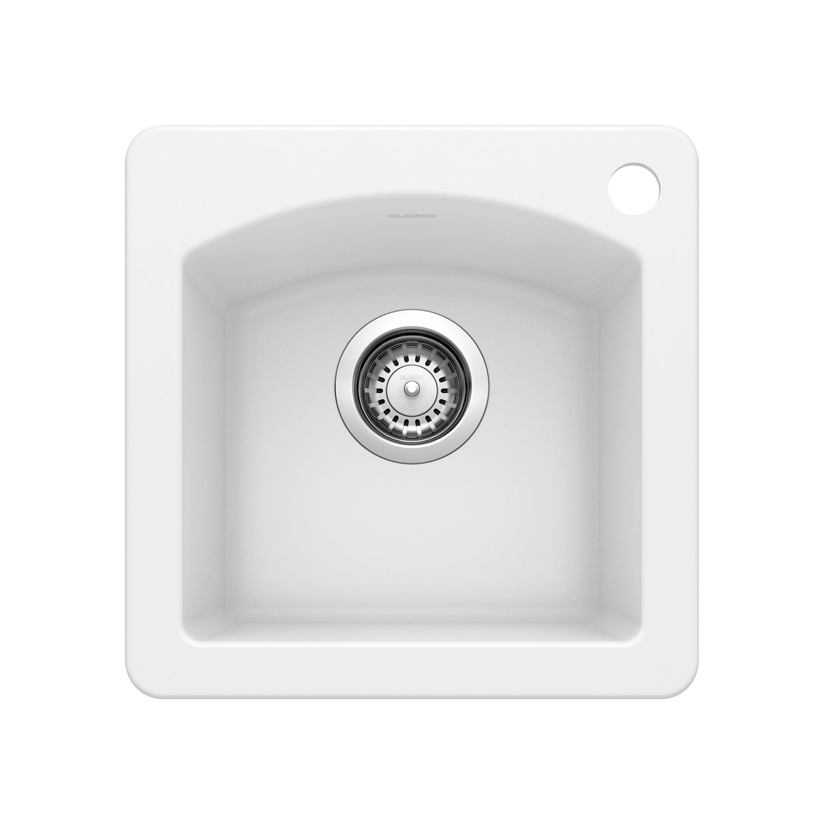 BLANCO 440205 Diamond Diamond SILGRANIT 15" Dual Mount Bar Sink - White in White