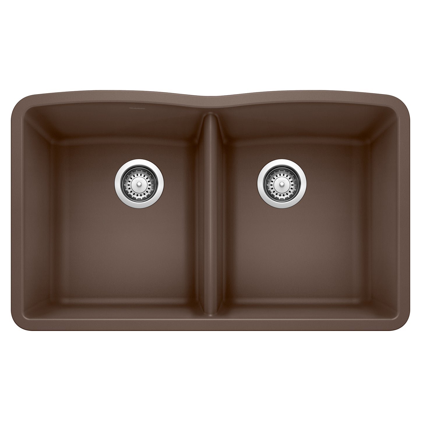 BLANCO 440182 Diamond Diamond SILGRANIT 32" 50/50 Double Bowl Undermount Kitchen Sink - Cafe in Cafe